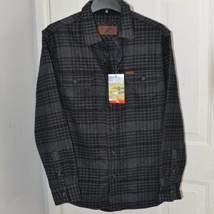 Men’s Orvis Black/gray‎ Flannel Shirt